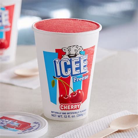 Icee Cherry Freeze Cup 12 Fl Oz 12 Case