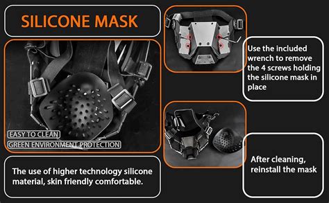 Marikito Cyberpunk Mask Helmet For Adult Techwear