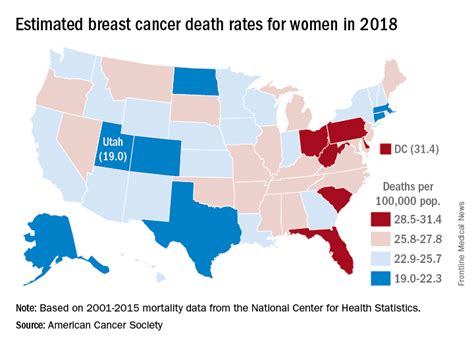 Breast Cancer Deaths Projected For 2018 Mdedge Hematology And Oncology