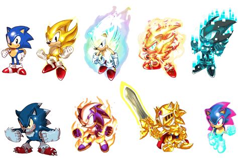 super sonic forms - Sonic the Hedgehog Fan Art (45587146) - Fanpop