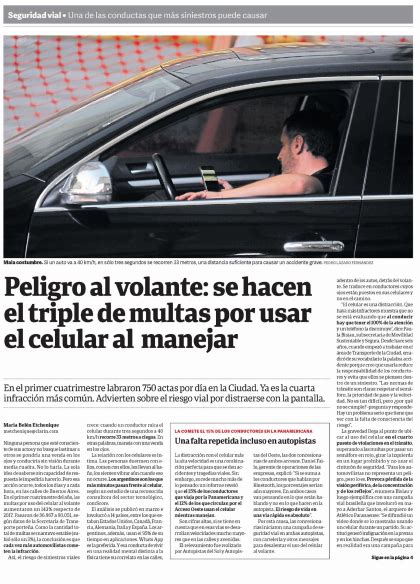 Peligro Al Volante Se Hacen El Triple De Multas Por Usar El Celular Al