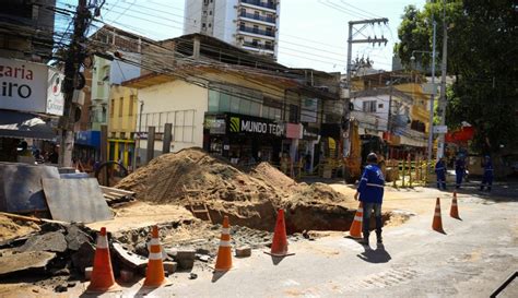 Cachoeiro ES Obras de macrodrenagem avançam em duas frentes