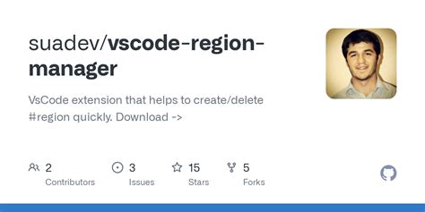 Github Suadev Vscode Region Manager Vscode Extension That Helps To Create Delete Region