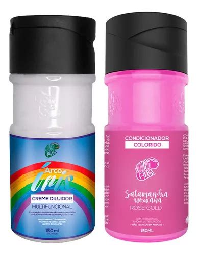 Kit Salamandra E Diluidor Arco Iris 150ml Kamaleão Color MercadoLivre