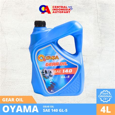 Jual Oli Gardan Mobil Oyama Gear Oil Sae 140 Gl 5 4 Liter Kota