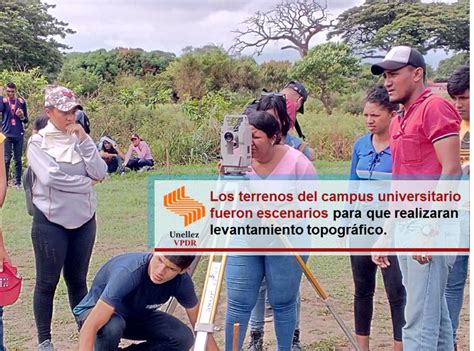 Estudiantes del VPDR realizan prácticas del Subproyecto Topografía