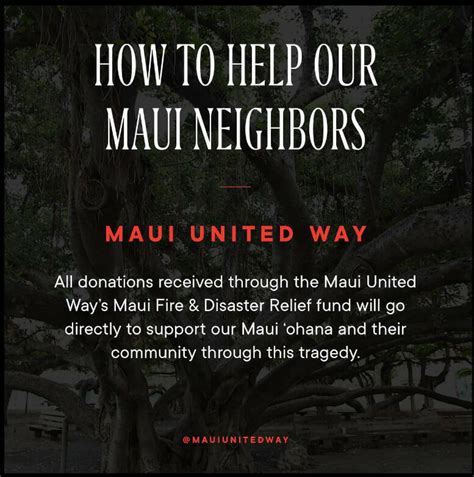 Maui United Way Fire Disaster Relief Fund - United Way of Pennsylvania