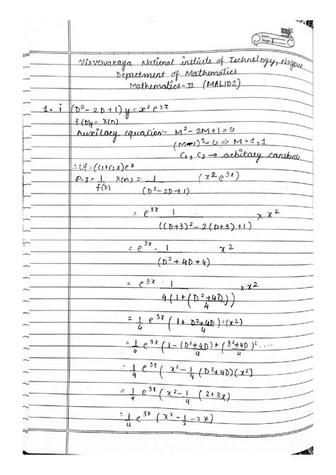 SOLUTION Engineering Mathematics Assignment Studypool