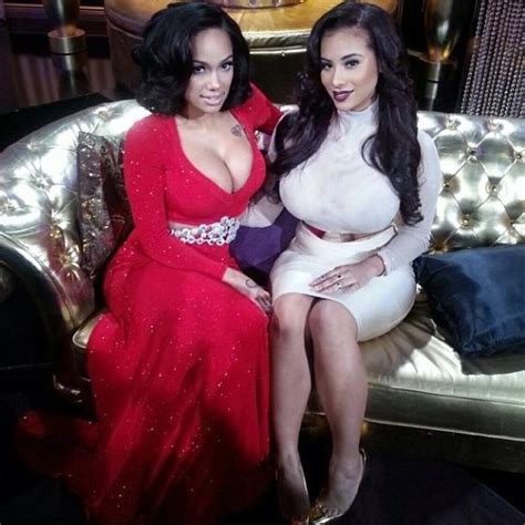 Too Hot For Tv Erica Mena Shows Off Cleavage Behind The Scenes Of The