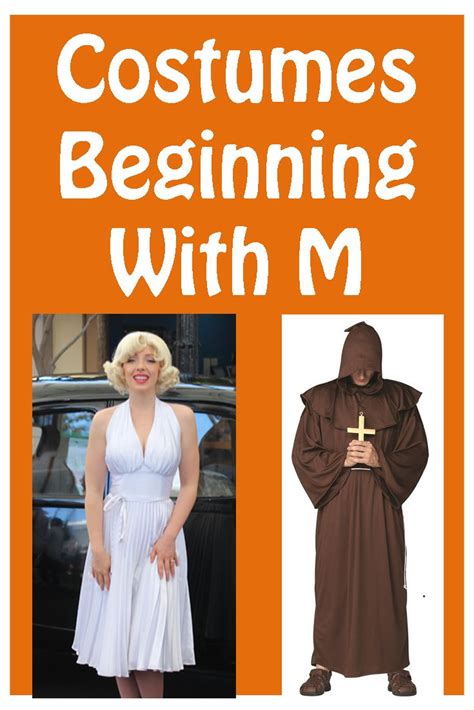 Halloween Costume Ideas Costumes Beginning With M Funny Dress