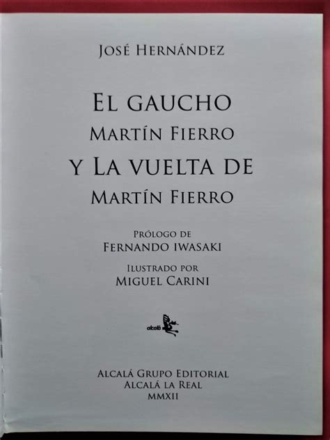 El Gaucho Mart N Fierro Y La Vuelta De Mart N Fierro Pr Logo De