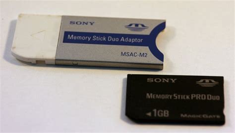 Sony Memory Stick MSAC-M2 dual adapter 1 GB - Catawiki