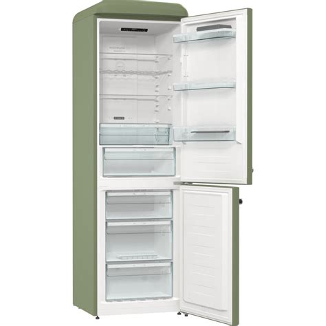 Lodówka GORENJE ONRK619DOL Retro No Frost 194cm Zielona AdaptTech