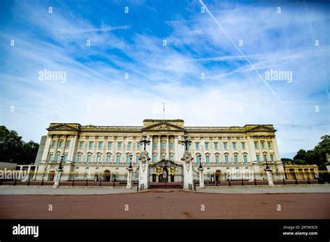 Buckingham Palace in London, on June 17, 2023, during Trooping the ...