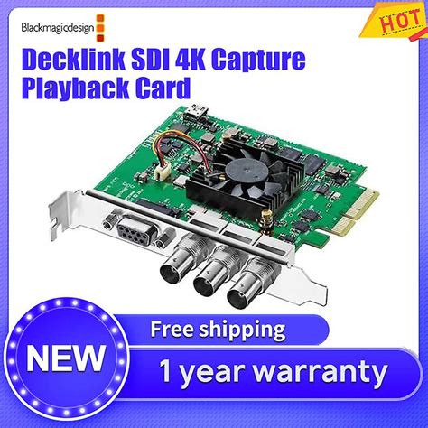 Pour Blackmagic Design Decklink Sdi 4k Carte De Capture Et De Lecture