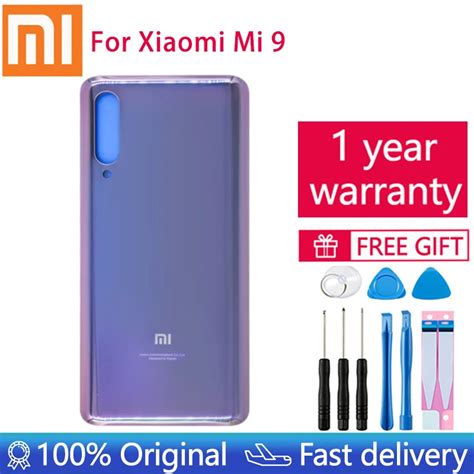 Задняя крышка батарейного отсека Xiaomi Mi 9 Mi9, 3D стеклянный чехол ...