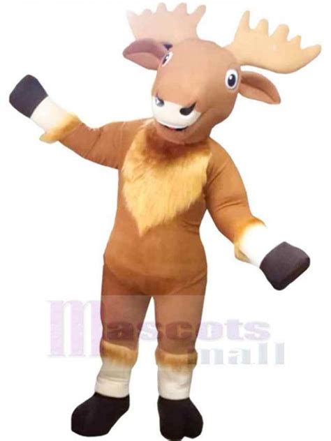 Cute Elk Mascot Costume Animal