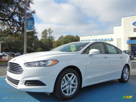 Oxford White Ford Fusion Se Gtcarlot Car Color