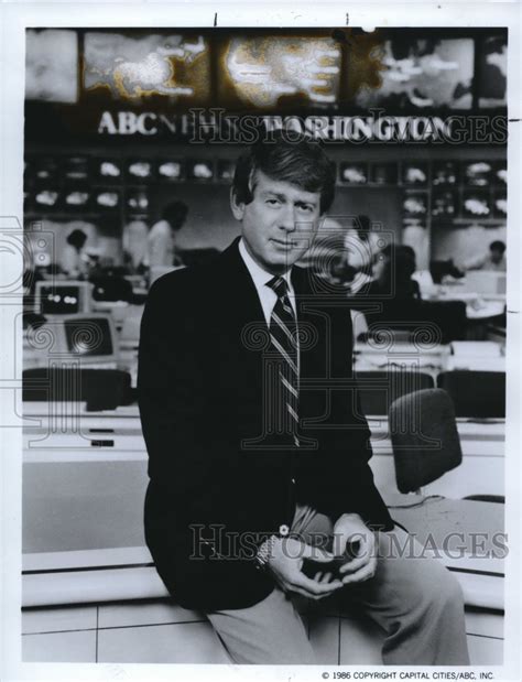 1986 Press Photo Ted Koppel Abc News Nightline Anchor Cvp73464