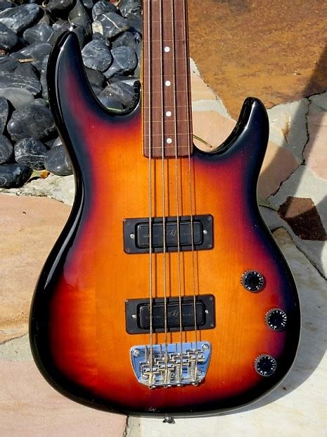 Peavey Foundation Fretless Bass C 1990 Sunburst Reverb