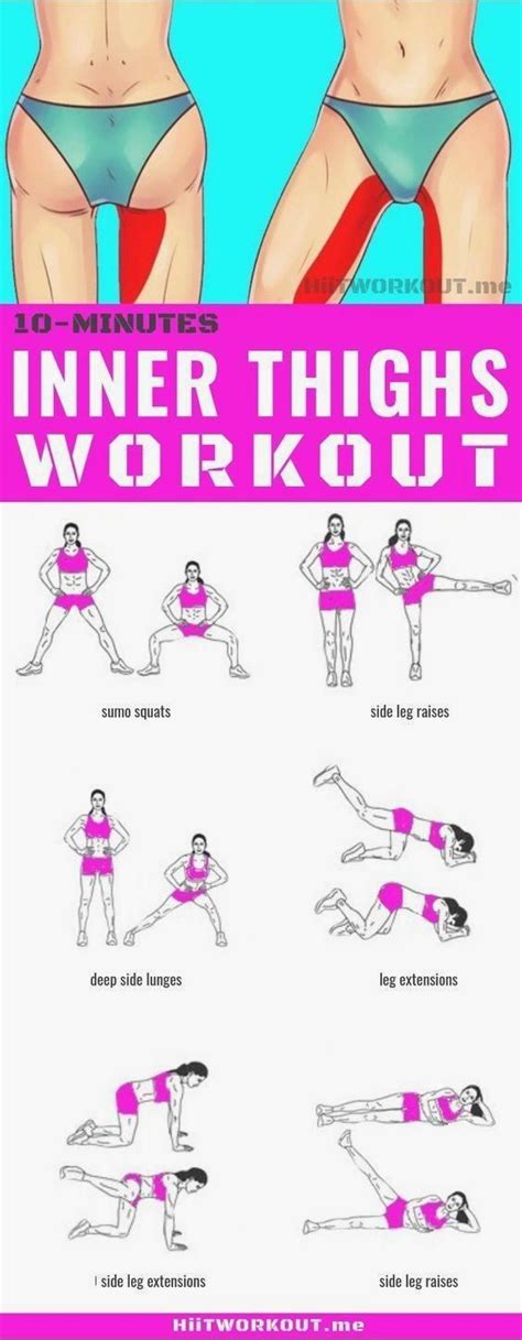 A 10 Minute Inner Thigh Workout At Home The Exercises That Helped Yoga And Fitness Athome