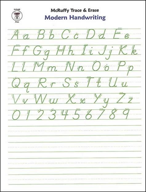 Handwriting Worksheets Alphabet