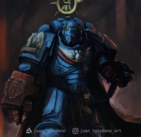 ArtStation - Pedro Kantor in Gravis armour_Warhammer40k Fan art., Juan ...