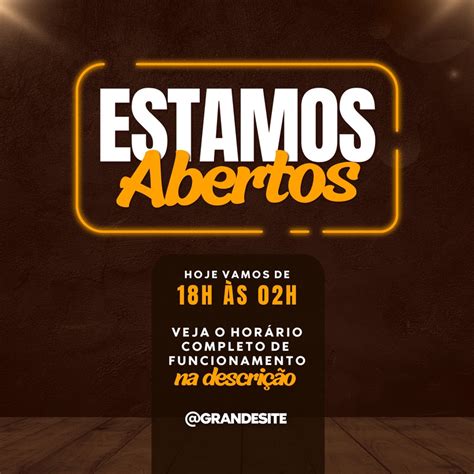 Estamos Abertos Ou Aberto - Modelos de Estamos Abertos customizáveis e grátis