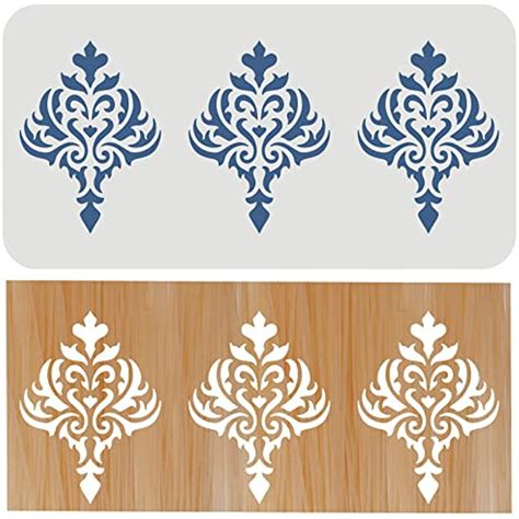 Damask Stencil X Inch Classic Wall Borders Damask Stencil