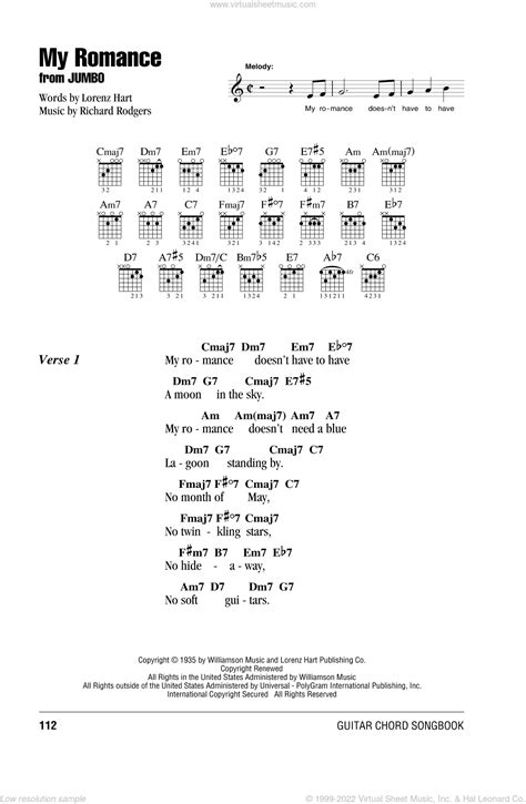 My Romance Sheet Music For Guitar Chords Pdf