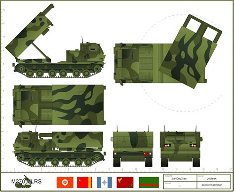 Ace Combat Model - Drawings: M270 MLRS