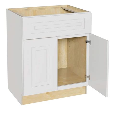 Home Decorators Collection Grayson Pacific White Painted Plywood Shaker