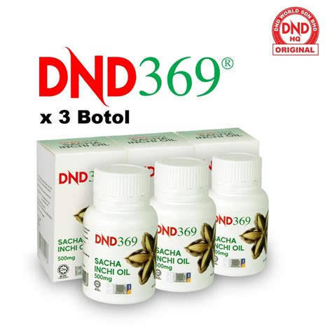 Dnd Sacha Inchi Oil Softgel Botol X Biji Shopee Malaysia