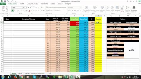 Planilha Gestão de Banca Trader Esportivo Trader esportivo