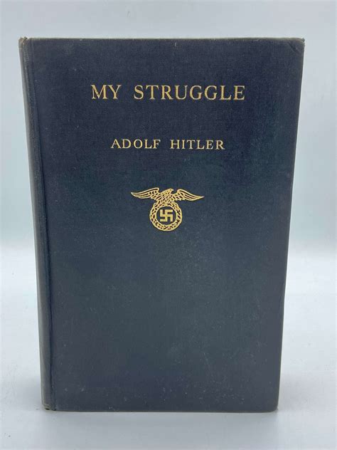 Ww2 British 1933 Mein Kampf My Struggle By Adolf Hitler 1st Edition In