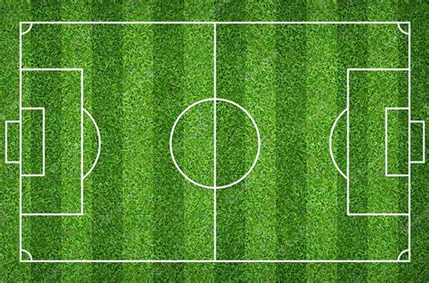 Premium Photo Soccer Field Or Football Field For Background With Green Lawn Court Pattern