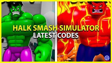 Halk Smash Simulator Codes July Roblox Gamer Tweak