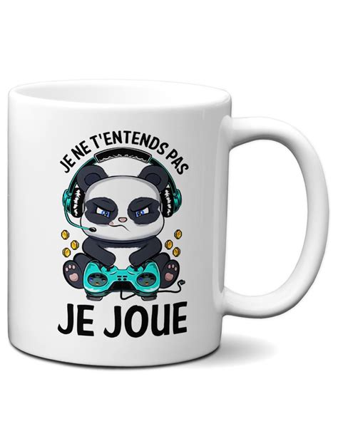 Tasse Mug Cadeau Humour Gamer Je Ne T Entends Pas Je Joue Original