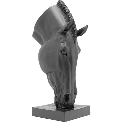 Déco tête de cheval noire 57cm Kare Design Leroy Merlin