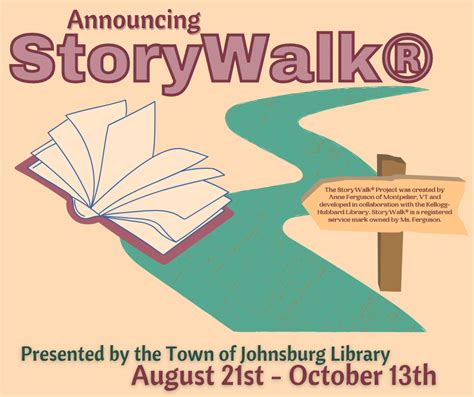 Storywalk®sign Town Of Johnsburg Library