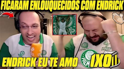 REAÇÕES PALMEIRENSES ENLOUQUECIDOS GOL DE ENDRICK REACT PALMEIRAS