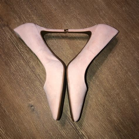 Primark Shoes Primark Brushed Suede Pointed Heels Nude Cream Us