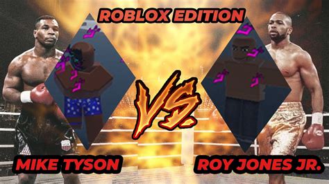 Mike Tyson Vs Roy Jones Jr Virtual Boxing Match Full Fight Roblox