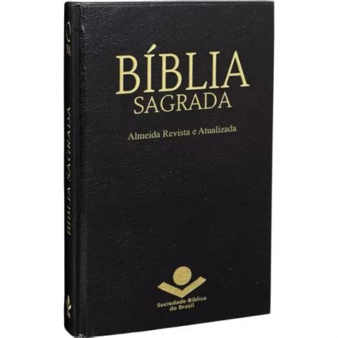 Bíblia Sagrada Capa Preta Almeida Revista e Atualizada ARA de