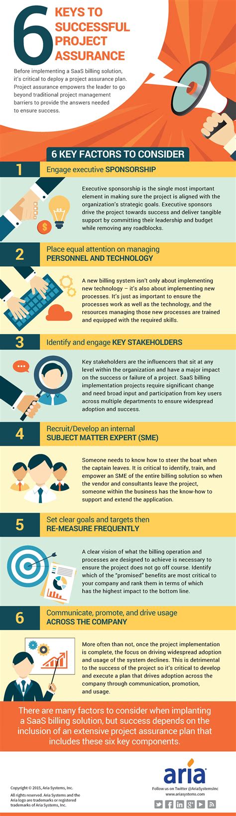 6 Keys To Successful Project Assurance Infographic Facts