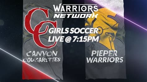 2023 Girls Soccer Canyon Cougarettes Vs Pieper Warriors YouTube