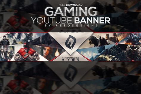 I WILL design a gaming youtube banner, profile picture, and logo for ...