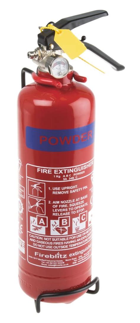 Fbp1 Fireblitz Fireblitz 1kg Dry Powder Fire Extinguisher For