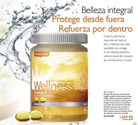 Omega 3 Wellness By Oriflame Imagenes De Cosmeticos Salud Estilo De