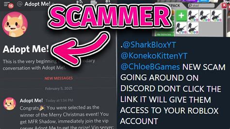 Roblox Adopt Me Scam Bots Are Now On DISCORD YouTube